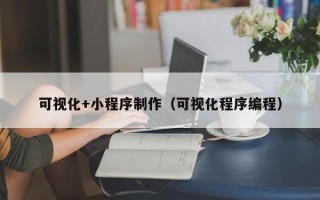 宣威可视化+小程序制作（可视化程序编程）